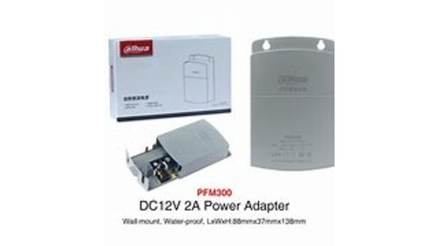 Dahua PFM300 adapter 12VDC 2A