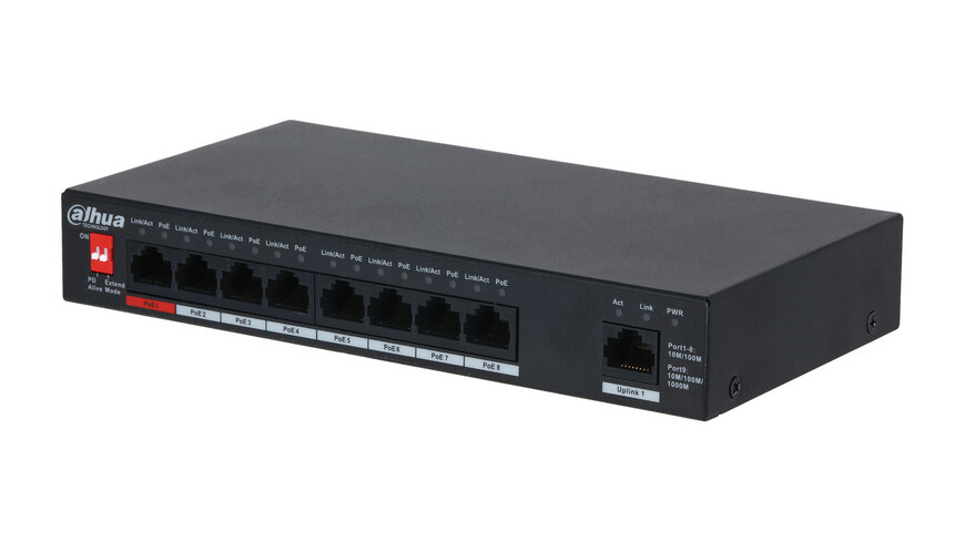 Dahua PFS3009-8ET1GT-96 switch GRUPA "C" Dahua PFS3009-8ET1GT-96 switch GRUPA "C"