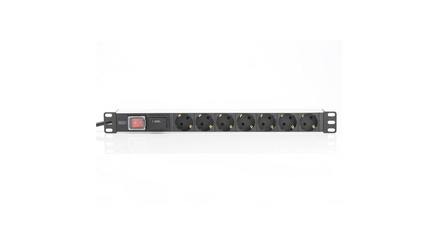 Digitus napojni panel za rack 7 MJ DN-95407 sa zaštitom Digitus napojni panel za rack 7 MJ DN-95407 sa zaštitom