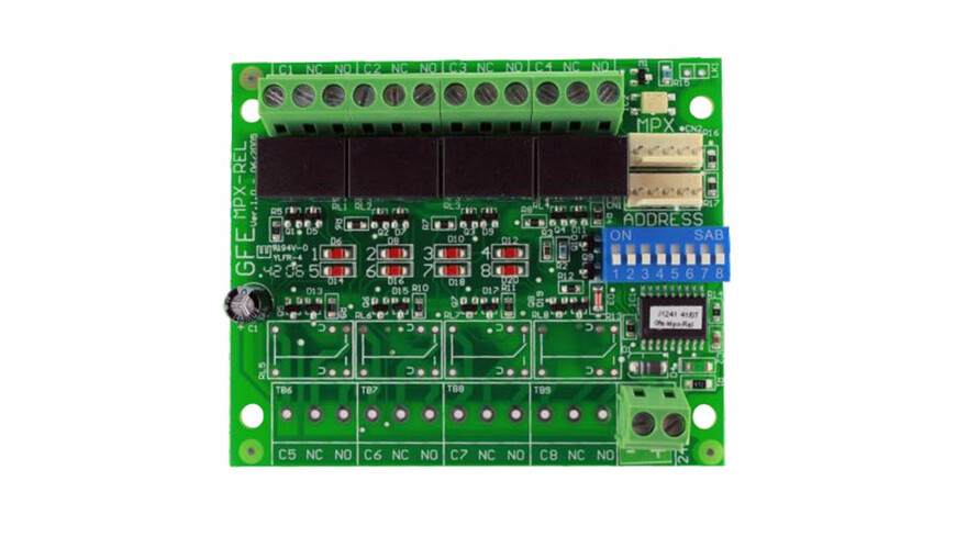 GlobalFire GFE-MPX-REL-4relay card ORION