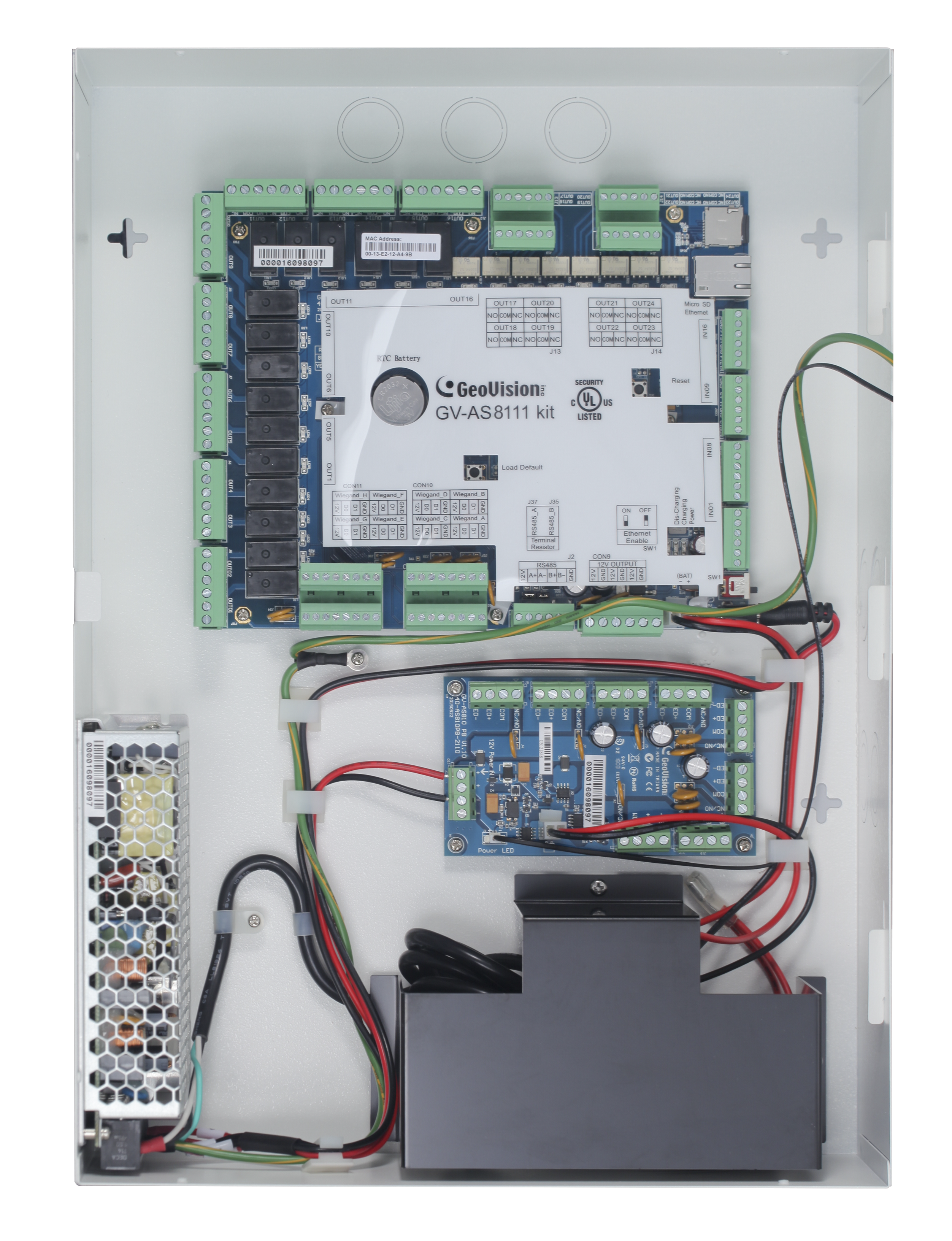 Geovision GV-AS8111 8- Door-C kontroler u metalnom kucistu sa napajanjem